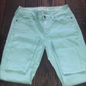 Mint Bullhead Jeggings.